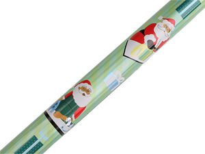 Premium Christmas Wrapping Paper Rolls with Metallic Accents (0.7m x 2m)
