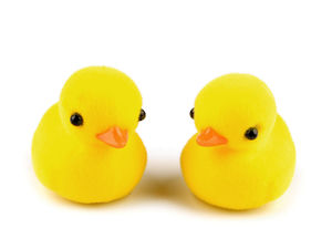 Plush Polystyrene Craft Duck for Easter and Spring Decorations