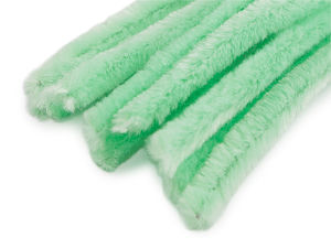 Premium Fuzzy Chenille Craft Wires – 10mm x 30cm Flexible Pipe Cleaners for DIY Art, Holiday Decor & Kids Wreath Making