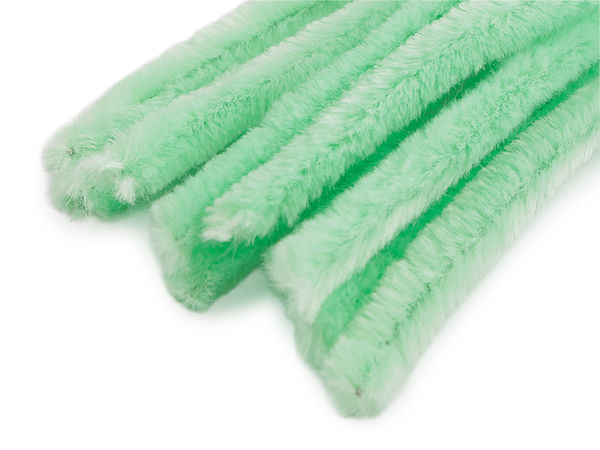 Premium Fuzzy Chenille Craft Wires – 10mm x 30cm Flexible Pipe Cleaners for DIY Art, Holiday Decor & Kids Wreath Making