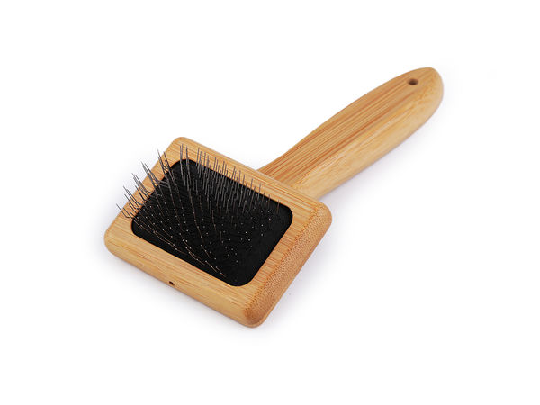 Professional Macrame Combing Brush and Detangling Comb (5x7 cm) - Fine Bristle Fringe Brush for Crafting, Hobbies, and Macrame Accessories