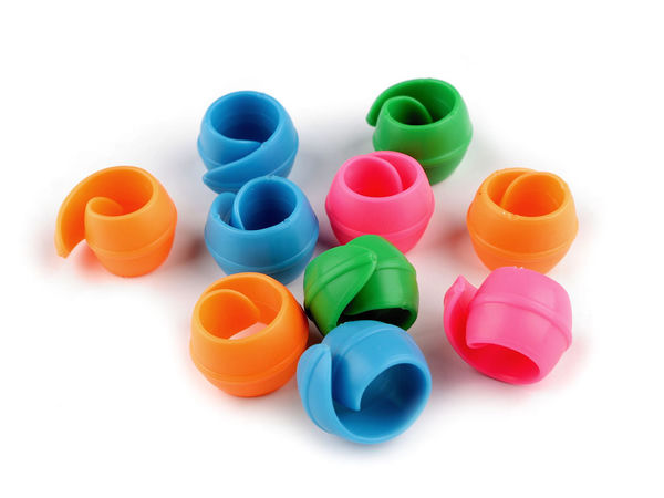 Flexible Silicone Thread Spool Savers - Premium Anti-Tangle Sewing Reel Huggers & Organizers (Assorted Colors)