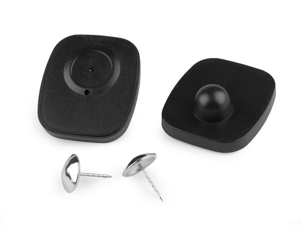 Durable Retail Security Tags | EAS Magnetic Hard Chips for Clothing, Haberdashery, and Retail Merchandise Protection