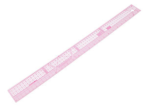 Premium Flexible Patchwork Ruler 5x60cm - Durable Grid Ruler for Quilting, Sewing, and Crafts