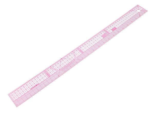 Premium Flexible Patchwork Ruler 5x60cm - Durable Grid Ruler for Quilting, Sewing, and Crafts