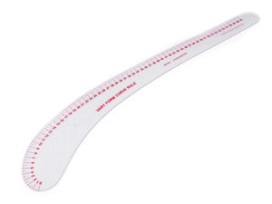 Professional Flexible Curve Ruler for Dressmaking and Tailoring - Shatter-Resistant Transparent Pattern Drafting Tool