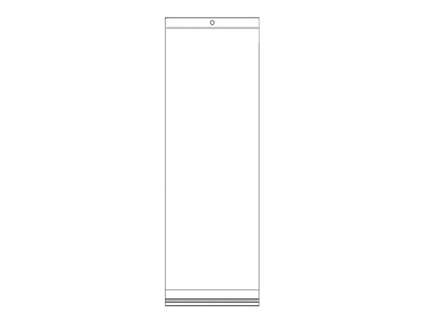 Premium Clear Polypropylene Self-Adhesive Bags with Hang Hole (12x30 cm) - Pack & Display
