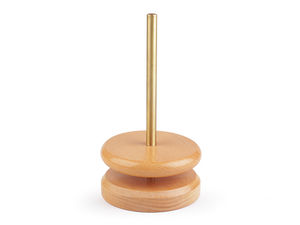 Premium Wooden Yarn Holder and Unwinder for Knitting and Crochet - Smooth, Tangle-Free Yarn Dispenser