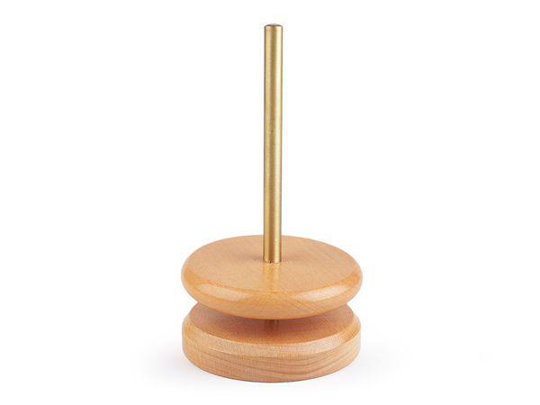 Premium Wooden Yarn Holder and Unwinder for Knitting and Crochet - Smooth, Tangle-Free Yarn Dispenser