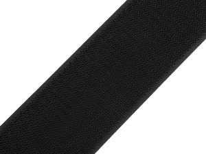 Premium Hook-and-Loop Fastener Tape, Hook Side Only (50mm Width) - Black