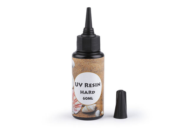 Premium Transparent UV Resin - 60ml Crystal Clear Quick-Curing Acrylic Resin for Jewelry Making, Bezel Casting, and DIY Crafts