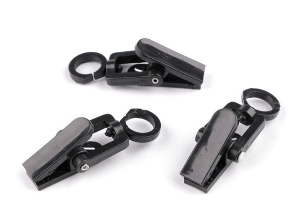 Premium Plastic Curtain Clips with Swivel Hooks – Heavy Duty Pinch Grip Hangers for Drapery, Curtains & Showers