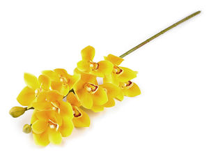 Premium Long-Stem Artificial Orchid - Real-Touch Faux Exotic Flower for Tall Vases & Floor Planters