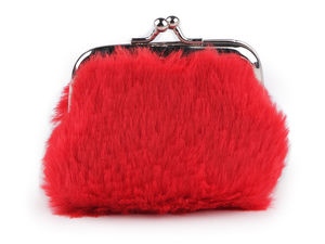 Premium Plush Kiss-Lock Coin Purse and Keychain Wallet – Velvet-Soft Small Clasp Organizer for Coins, Keys, and Cosmetics