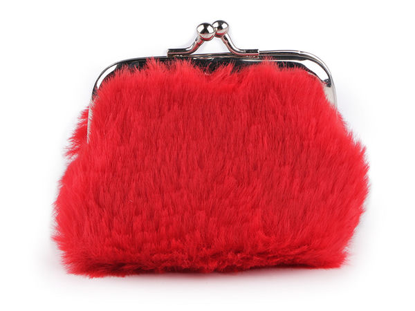 Premium Plush Kiss-Lock Coin Purse and Keychain Wallet – Velvet-Soft Small Clasp Organizer for Coins, Keys, and Cosmetics