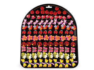 Premium Decorative Silicone Magnets Set - Colorful Ladybug, Butterfly, and Bee Shapes for Fridge, Chore Charts, and Whiteboards