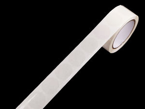 Premium Transparent Round Self-Adhesive Sticker Seals - Clear Circles on a Roll (500 Pcs)
