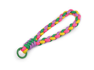 Premium Braided Wrist Strap Lanyard & Keychain Charm with Round Carabiner for Phones, Bags, and Keys