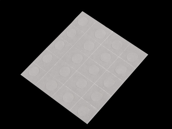 Premium Double-Sided Adhesive Gel Dots (12mm, 40-Pack) - Transparent Glue Points for Scrapbooking, Crafting, and DIY Projects