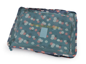 Elegant 6-Piece Floral Packing Cube and Travel Organizer Set - Lightweight Suitcase Pouches for Clothing and Cosmetics
