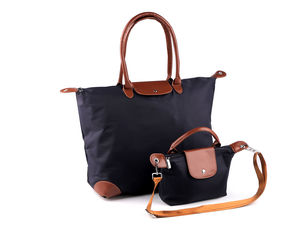 Premium 2-in-1 Travel Handbag and Crossbody Set - Convertible Weekend Tote and Matching Accessory Purse (50x36 cm)