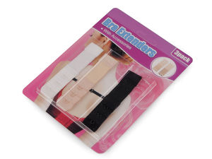 Premium Elastic Bra Extenders - 20mm Single-Row & 38mm Double-Row Hook Extension Band Set (3-Piece Mix)