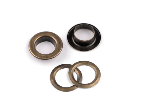 Premium Rust-Proof Metal Grommets (10mm Inner / 16mm Outer Diameter) - High-Strength Multi-Finish Eyelets
