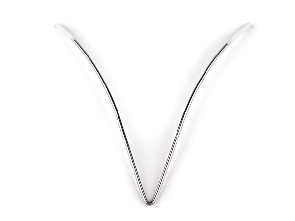 Premium V-Shape Metal Neckline Reinforcement Underwire for Lingerie, Corsets and Swimwear - 11cm