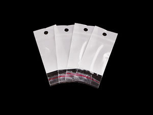 Premium Self-Adhesive Polypropylene Display Bags with Hang Hole (4x6 cm)