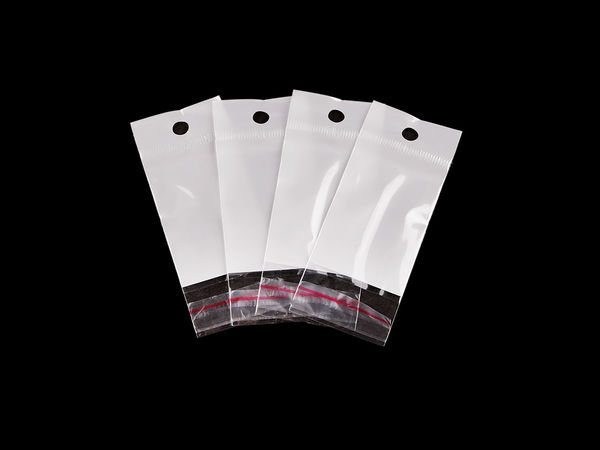 Premium Self-Adhesive Polypropylene Display Bags with Hang Hole (4x6 cm)