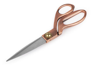 Professional 24cm Copper Tailor's Shears – Heavy-Duty All-Metal Dressmaking & Sewing Scissors