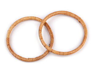 Round Rattan Bag Handles for Handbag and Basket Making (13cm & 15cm)