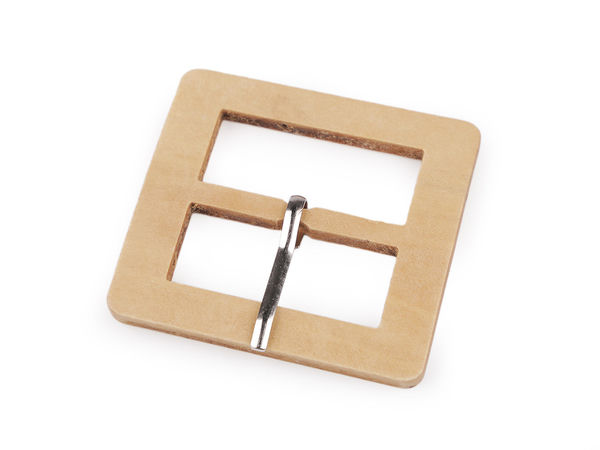 Ivory Wooden Belt Buckle for DIY Accessories and Fashion Design (40mm)