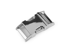 Premium 20mm All-Metal Snap Buckle - High-Shine Clasp for Bags, Backpacks, and Apparel