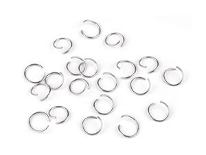 Premium 12mm Stainless Steel Split Rings - Heavy-Duty Double-Loop Connecting Rings for Jewelry Making and Crafting