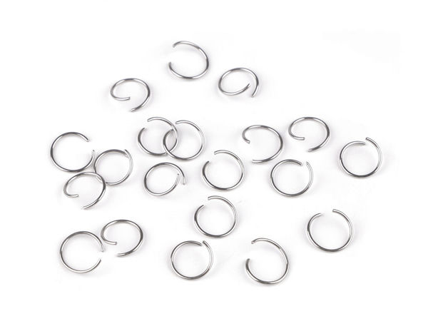 Premium 12mm Stainless Steel Split Rings - Heavy-Duty Double-Loop Connecting Rings for Jewelry Making and Crafting