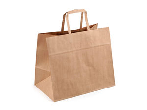 Premium Wide-Bottom Kraft Paper Gift Bag (32 x 27 cm) – Durable Natural Kraft Carrier for Crafting, Gifting & Corporate Events
