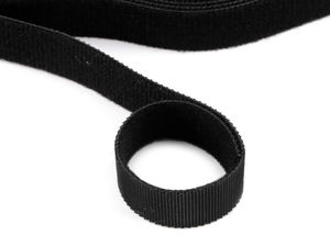Premium Low-Profile Double-Sided Hook and Loop Fastener Tape - 20mm Back-to-Back Micro Hook & Loop Roll for Home, Garden & Cable Management