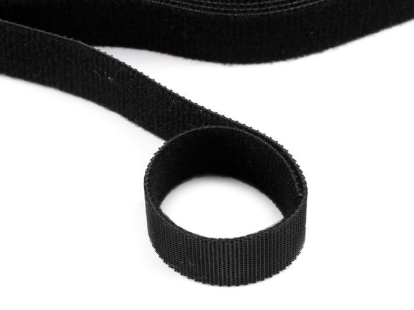 Premium Low-Profile Double-Sided Hook and Loop Fastener Tape - 20mm Back-to-Back Micro Hook & Loop Roll for Home, Garden & Cable Management