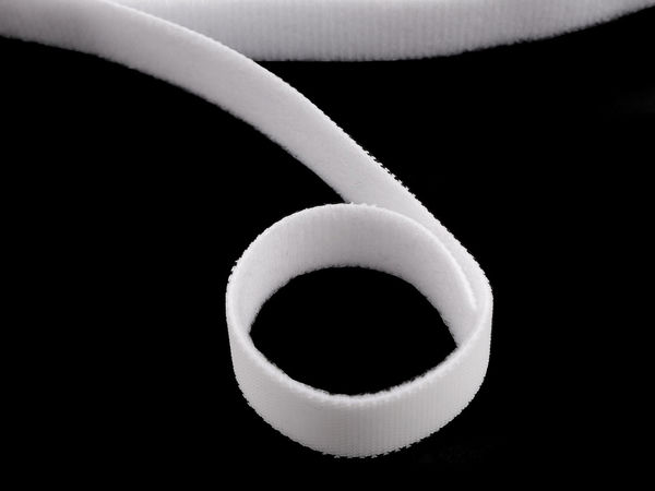 Premium Low-Profile Double-Sided Hook and Loop Fastener Tape - 15mm Slim Back-to-Back Organizer Strap