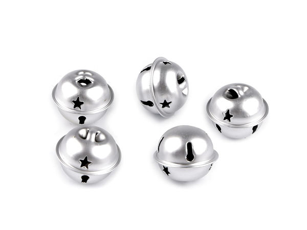 Premium Matte Metal Jingle Bells for Crafts, Wreaths, and Christmas Decor - 24mm & 30mm