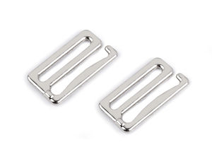 Premium 28mm Metal Hooks for Swimwear and Lingerie – Washable Strap Fasteners (Nickel)