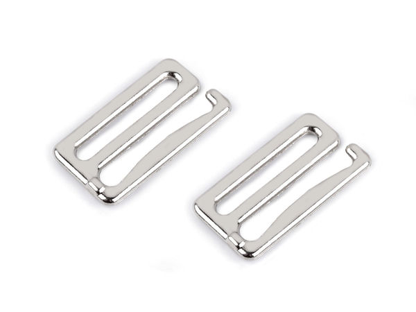 Premium 28mm Metal Hooks for Swimwear and Lingerie – Washable Strap Fasteners (Nickel)