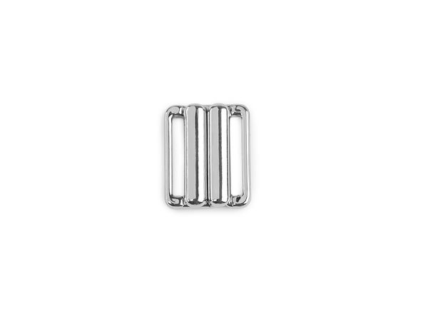 Premium Metal Bikini Clasp (14mm) - Secure Swimwear & Lingerie Fastener, Nickel Finish