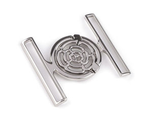 Elegant Metal Fastener and Belt Buckle Clasp - Fits 50 mm Straps - Premium Decorative Hardware for Coats, Jackets, and Dresses