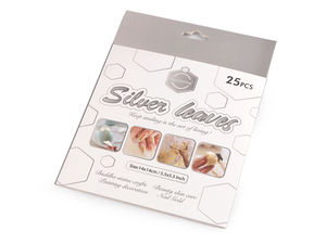 Premium Metallic Leaf Sheets for Gilding, Crafting & Fine Art - 14x14cm (25-Pack)