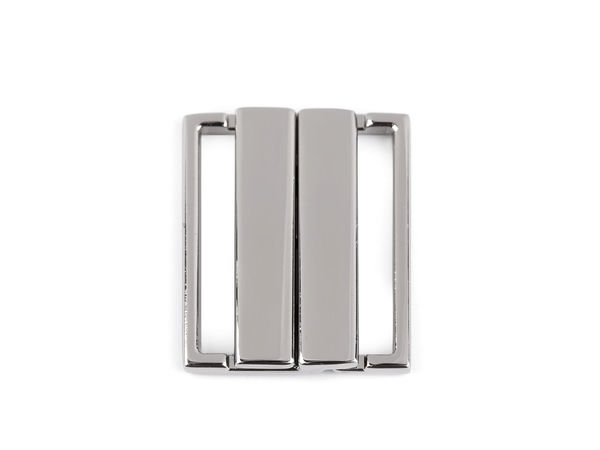 Premium 25mm Metal Safety Clasp with Silicone Locks - Nickel