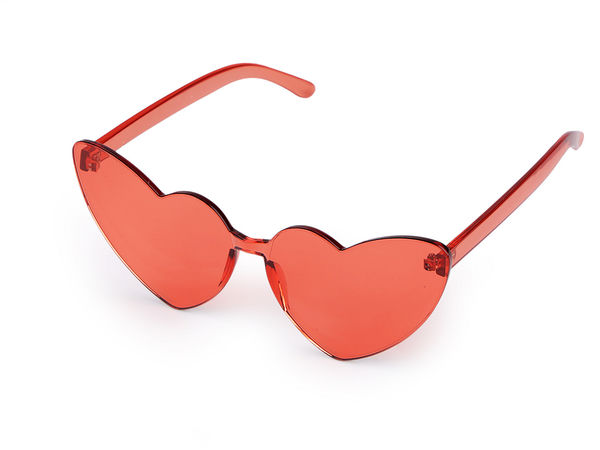 Pink Heart-Shaped Party Glasses - Playful Novelty Eyewear for Birthdays, Festivals, and Bachelorette Celebrations