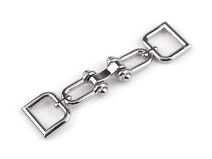 Premium Metal Decorative Fastening for 15mm Straps - Elegant Hardware for Belts, Bags, and Apparel