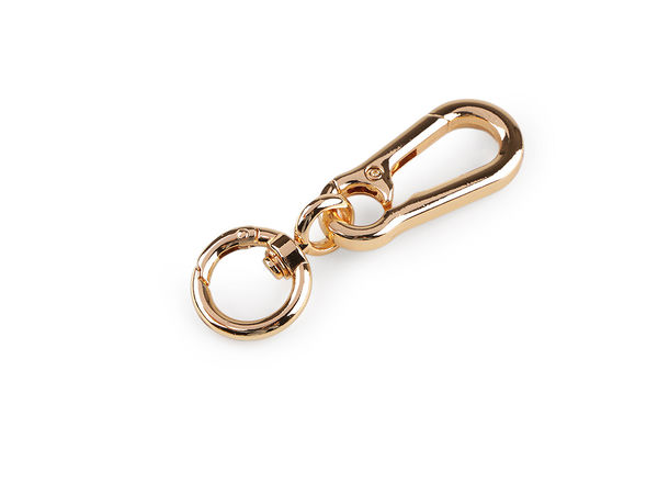 Premium Metal Swivel Carabiner with Openable Round Eyelet - Fits 17mm Strap